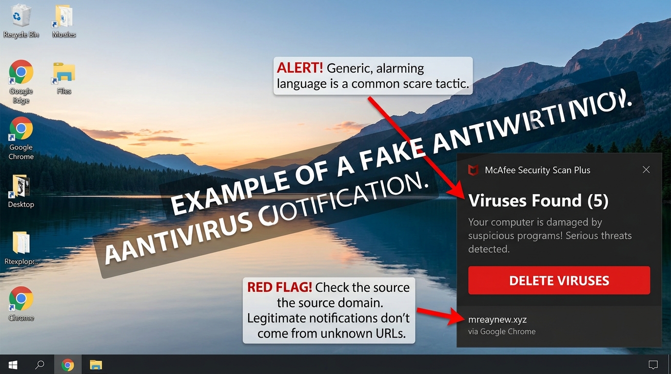 Example of scam awareness — "Your Browser Has Been Compromised" — What This Warning Actually Means